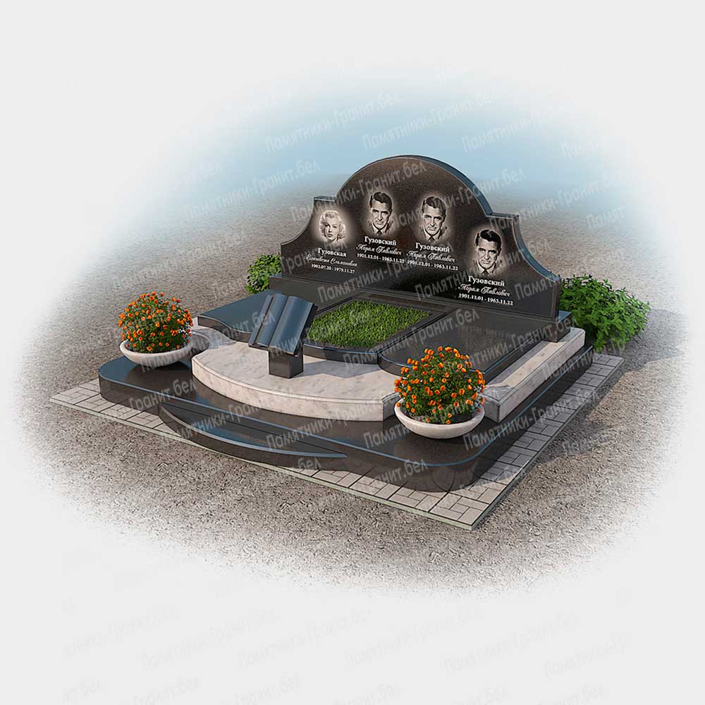 Памятник с крестом в Шарковщина на могилу фото