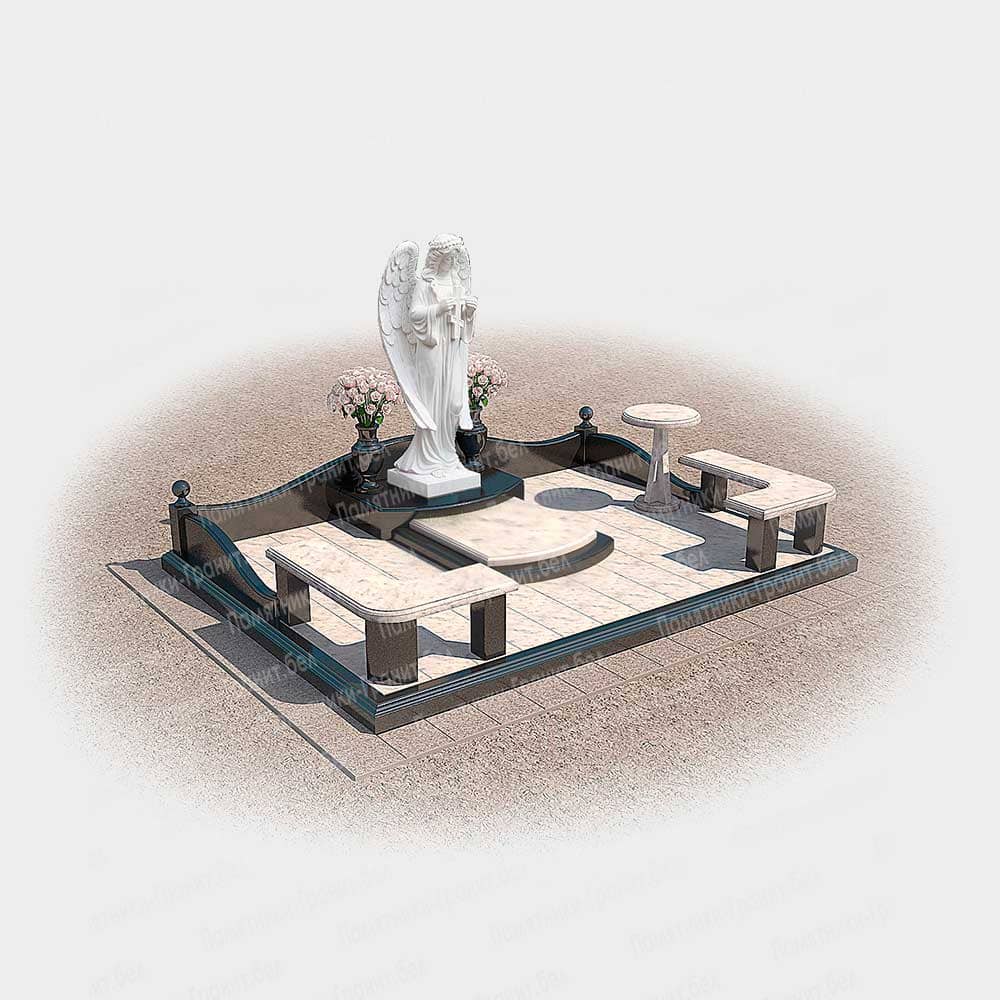 Памятник с крестом в Шарковщина на могилу фото